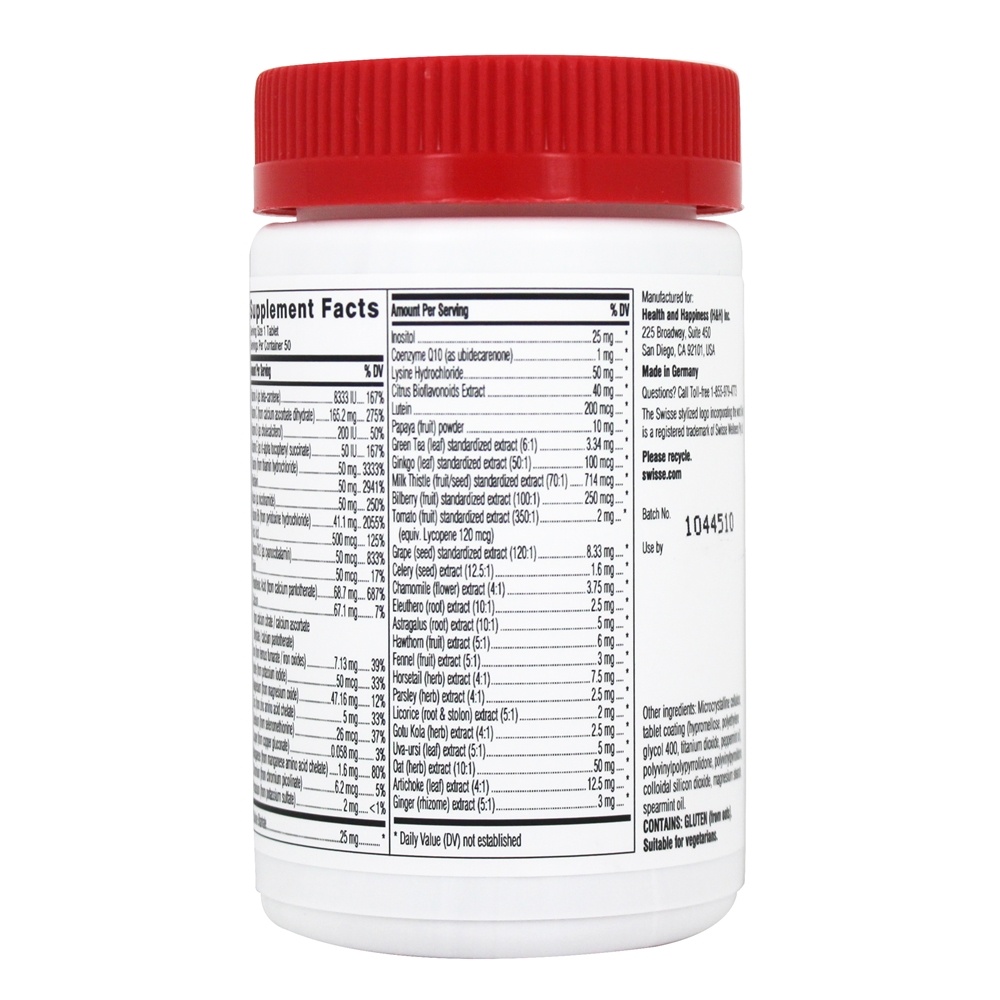 Ultivite Multivitamínico Feminino - 50 Tablets Swisse - Imagem 3