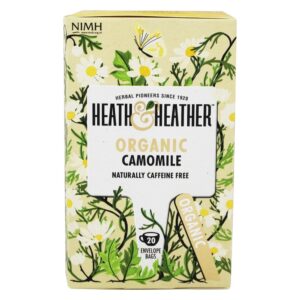 Comprar chá de camomila orgânica naturalmente sem cafeína - 20 saquinhos de chá heath & heather preço no brasil chá de jasmim chás e café suplemento importado loja 91 online promoção -