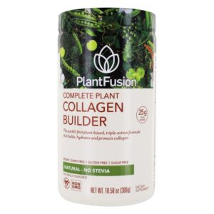 Comprar pó completo do construtor do colagénio da planta natural nenhum stevia - 10. 58 oz. Plantfusion preço no brasil nutrição esportiva proteína de colágeno suplemento importado loja 17 online promoção -