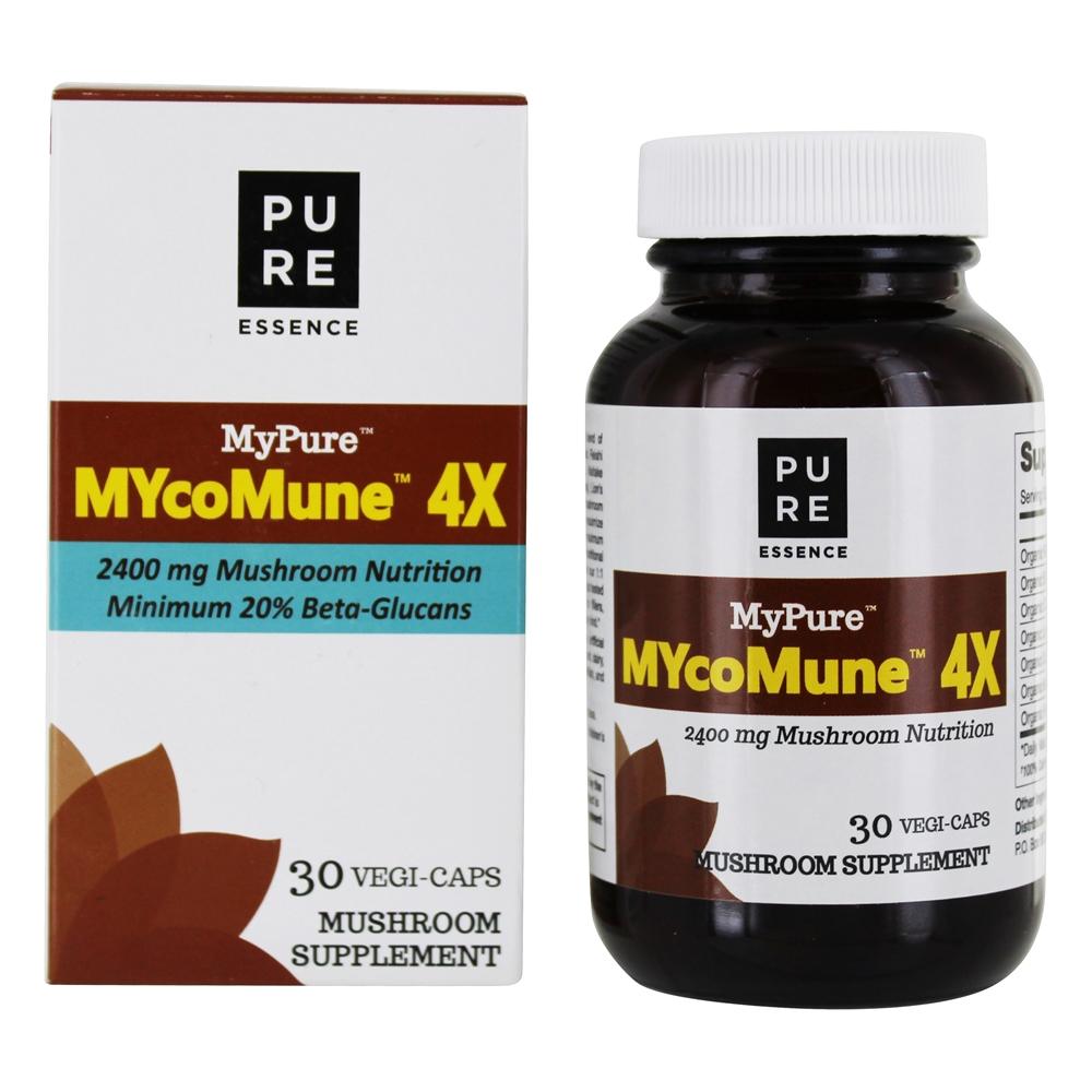 MyPure MycoMune 4X Mushroom Suplemento 2400 mg. - 30 Cápsula (s) vegetal (s) Pure Essence Labs