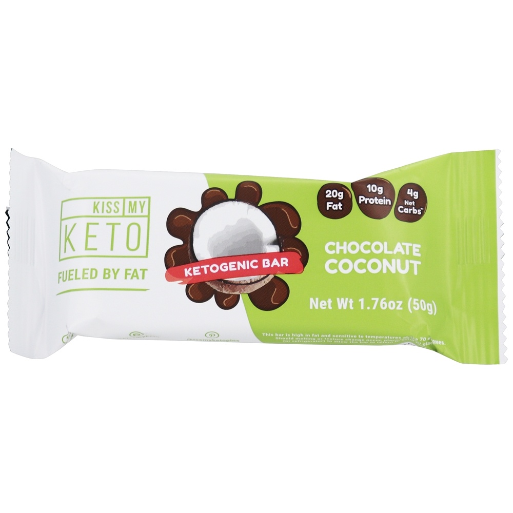 Ketogenic Bar Box Chocolate Coco - 12 Barras Kiss My Keto - Imagem 4