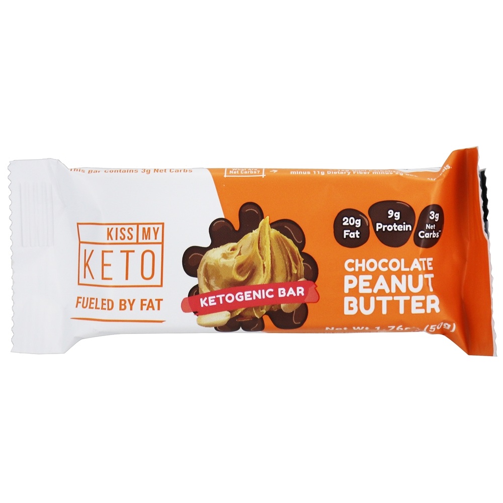 Manteiga de Amendoim Cetogênica em Chocolate - 12 Barras Kiss My Keto - Imagem 4