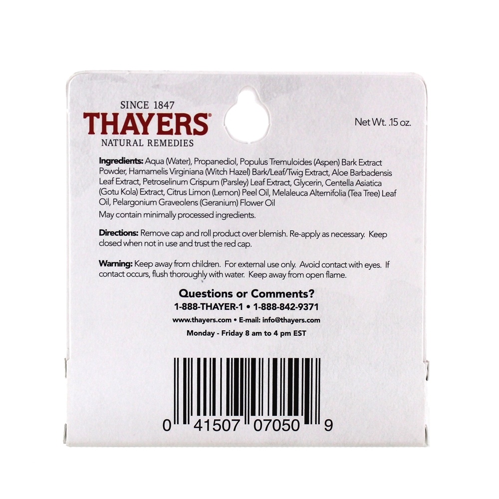 Vara de avelã de bruxa - 0.15 oz. Thayers - Imagem 3