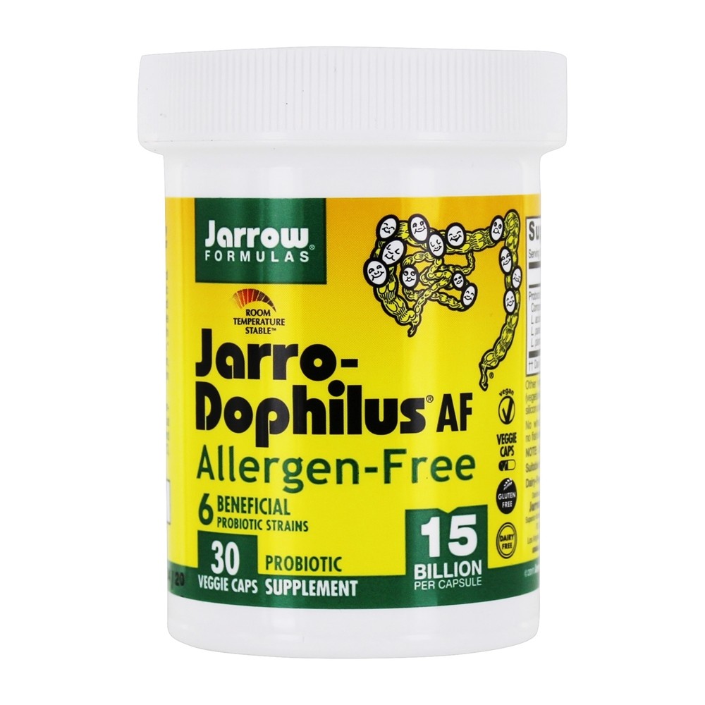 Jarro-Dophilus AF sem alérgenos 15 Bilhões de UFC - 30 Cápsula (s) vegetal (s) Jarrow Formulas - Imagem 2