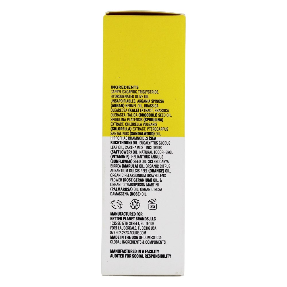 Clareamento sob o olho Super Greens Serum - 1 fl. oz. ACURE - Imagem 3