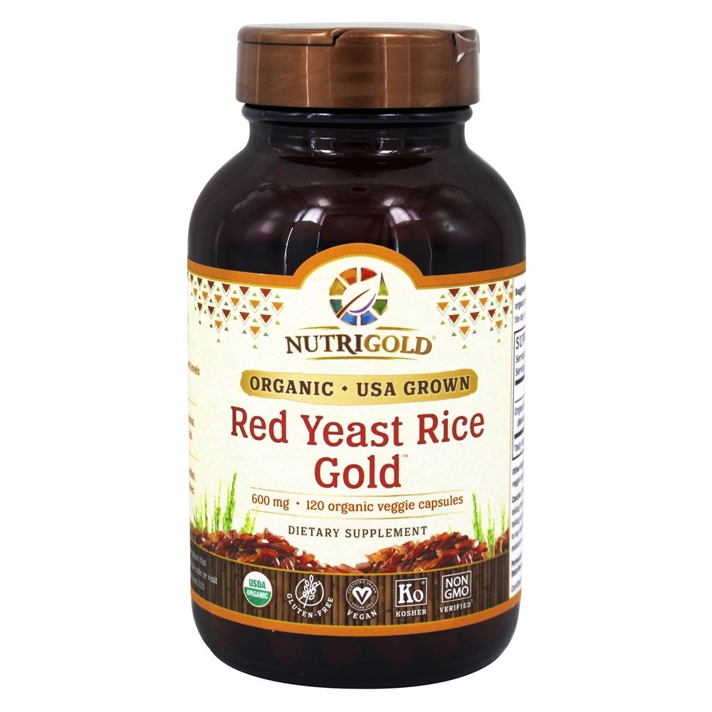 Levedura Vermelha Arroz Ouro Orgânico 600 mg. - Cápsulas 120 Nutrigold