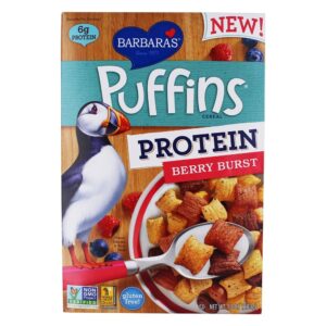 Comprar puffins protein cereal berry burst - 10 oz. Barbara's preço no brasil alimentos & lanches cereal matinal suplemento importado loja 3 online promoção -