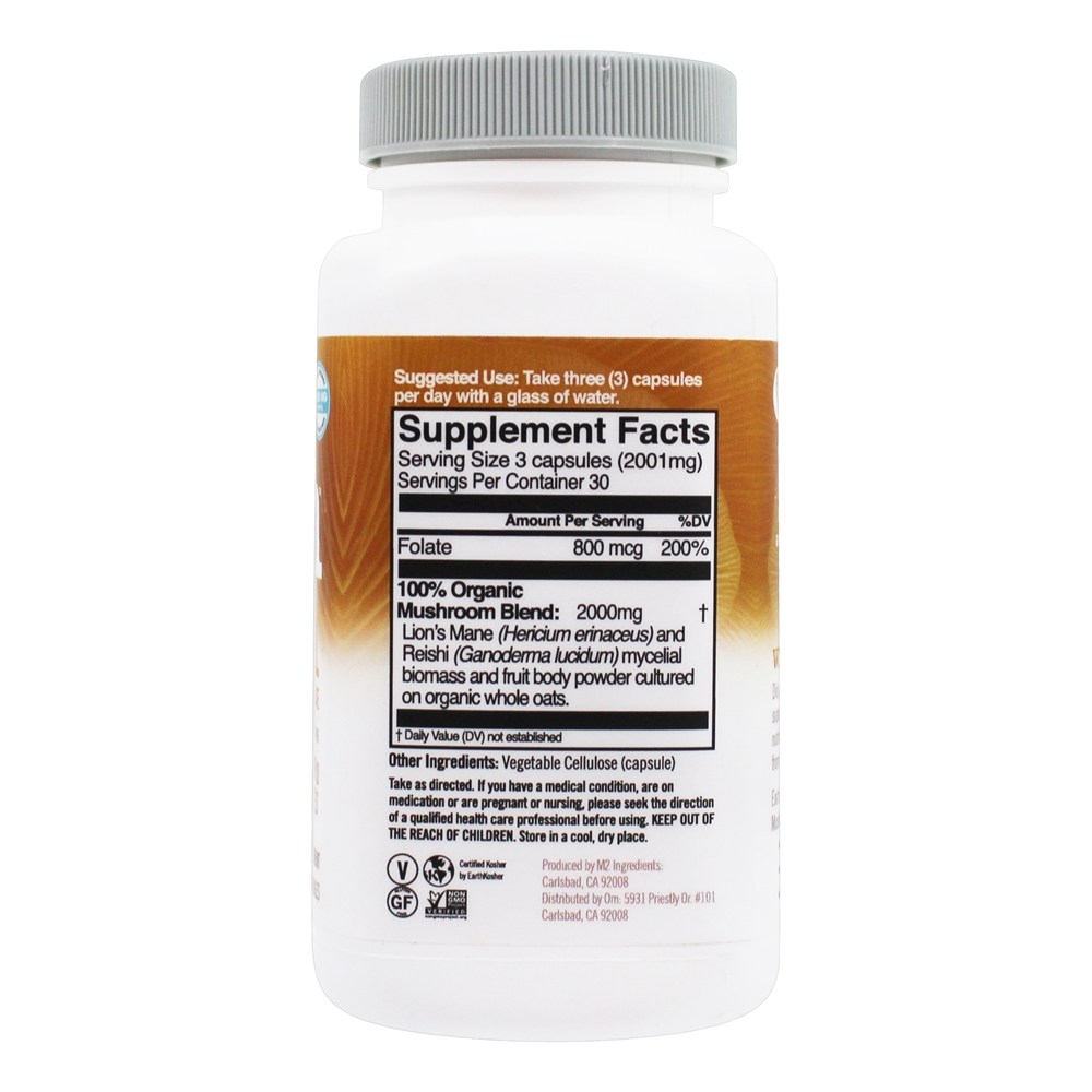 Cogumelo Combustível Cérebro Superfood Daily Boost - Cápsulas vegetarianas 90 Om - Imagem 2