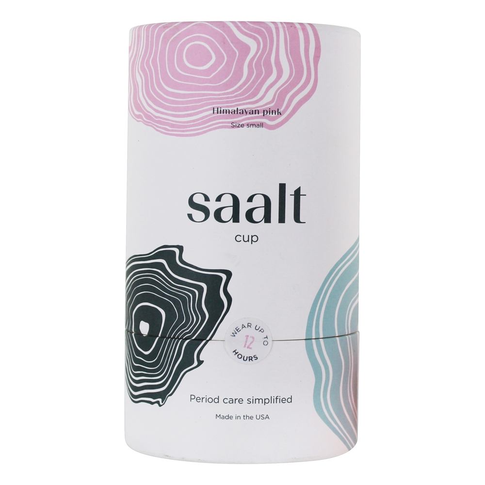 Taça Menstrual Tamanho Pequeno Rosa Himalaia - 1 Conte Saalt