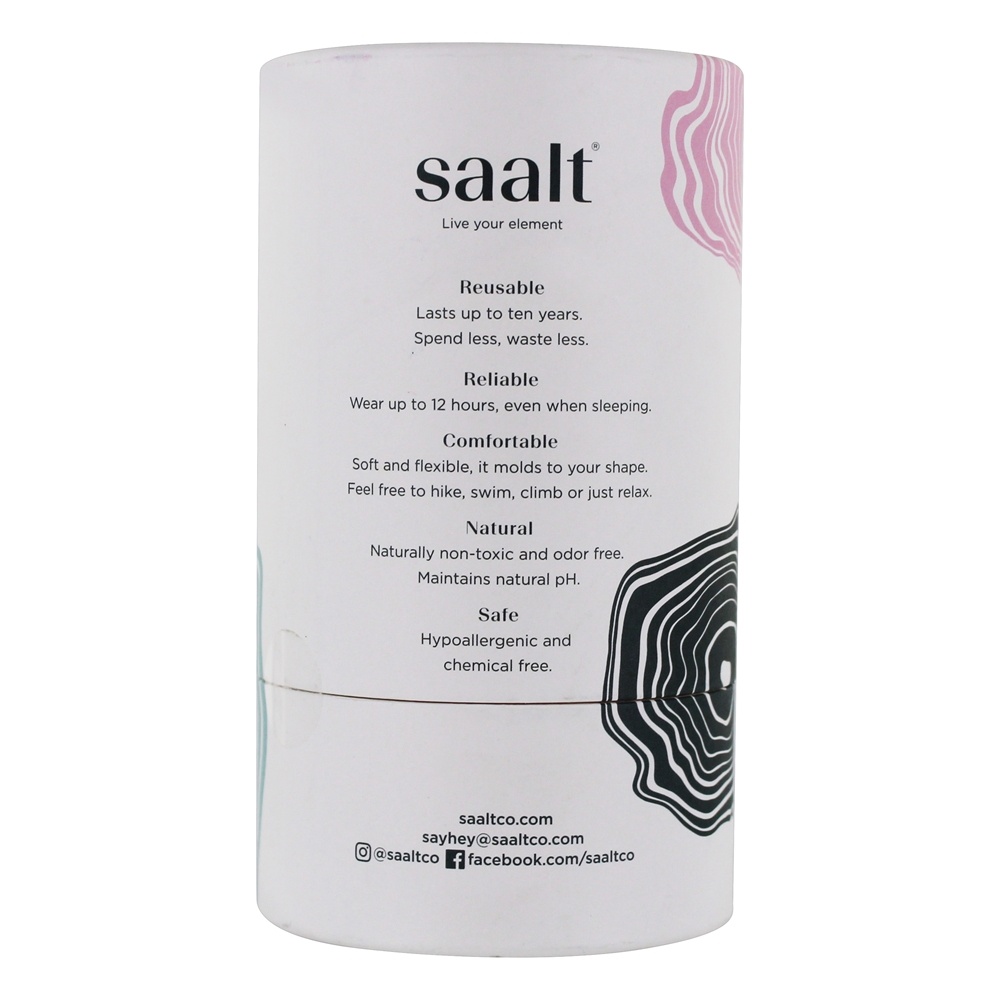 Taça Menstrual Tamanho Pequeno Rosa Himalaia - 1 Conte Saalt - Imagem 3