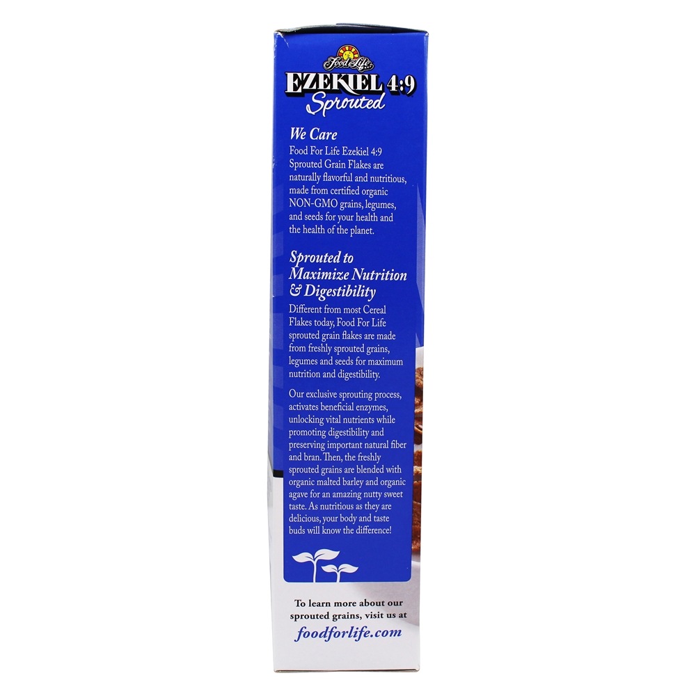 Flourless Flourless Flake Cereal Flax + Chia - 14 oz. Food For Life - Imagem 4