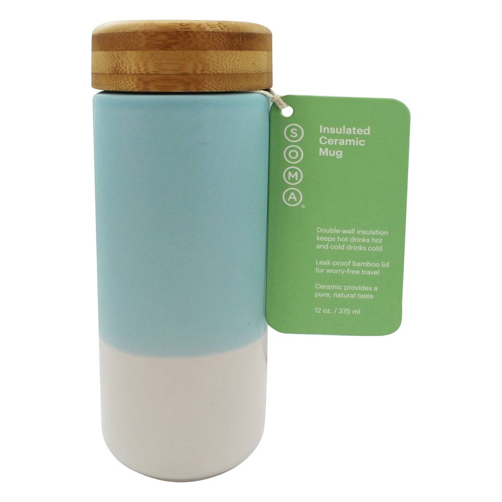 Caneca De Cerâmica Isolada Menta - 12 oz. Soma