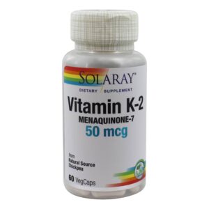 Comprar vitamina k2 menaquinona-7 50 mcg. - 60 cápsula (s) vegetal (s) solaray preço no brasil vitamina k vitaminas e minerais suplemento importado loja 175 online promoção -