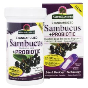 Comprar sambucus padronizado + suporte imune a probióticos - cápsulas vegan 60 nature's answer preço no brasil suplementos nutricionais suporte imune suplemento importado loja 9 online promoção -