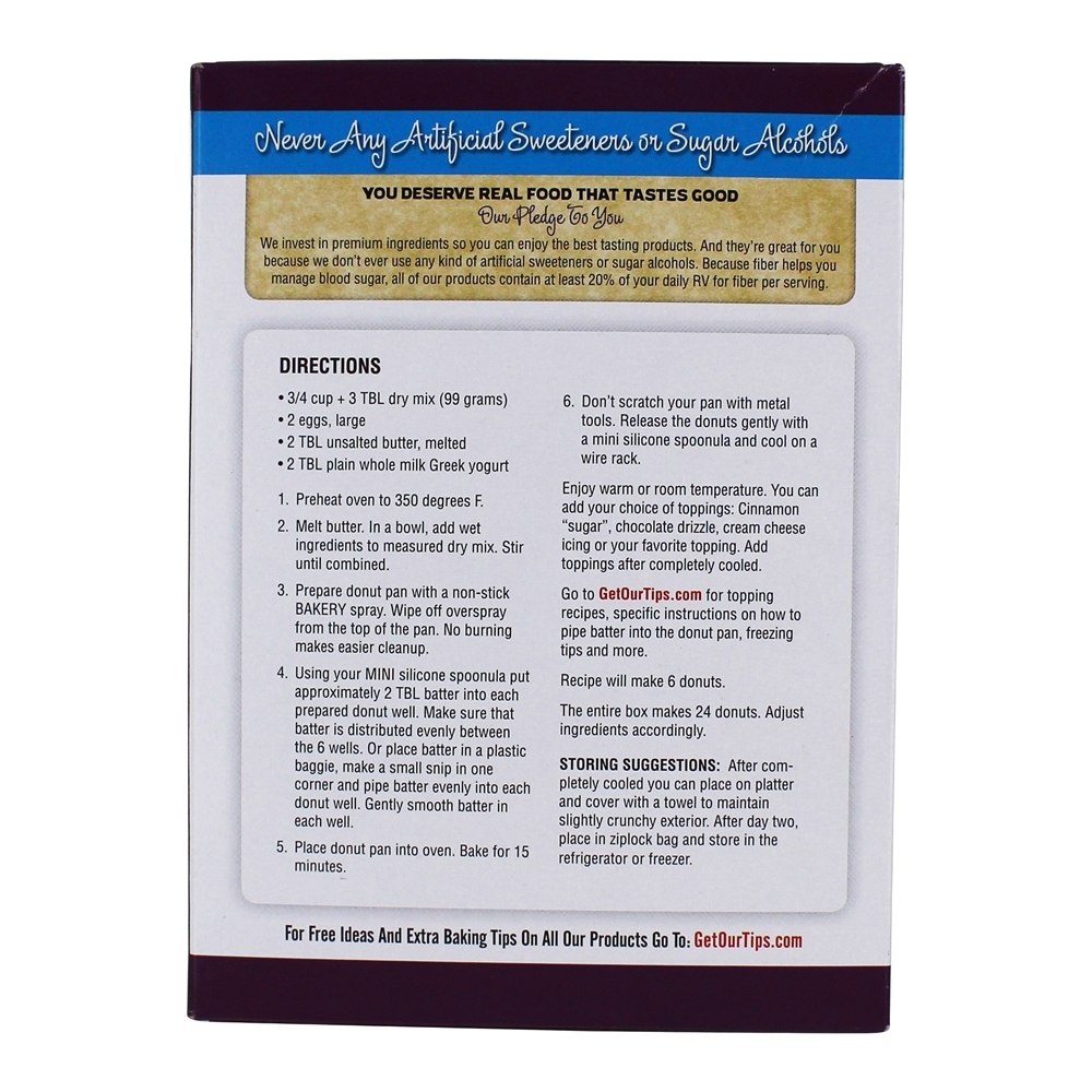 Mistura De Rosca De Canela - 13.9 oz. Diabetic Kitchen - Imagem 3