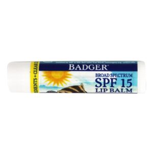 Comprar bálsamo protetor labial de zinco transparente 15 spf - 4. 2 gramas badger preço no brasil cuidados pessoais & beleza protetores solares suplemento importado loja 51 online promoção -