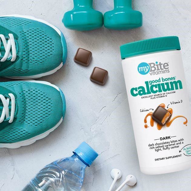 Bons Bons Excelente Fonte de Cálcio Plus Vitamina D Dark Chocolate - 45 Mordidas MyBite Vitamins - Imagem 5