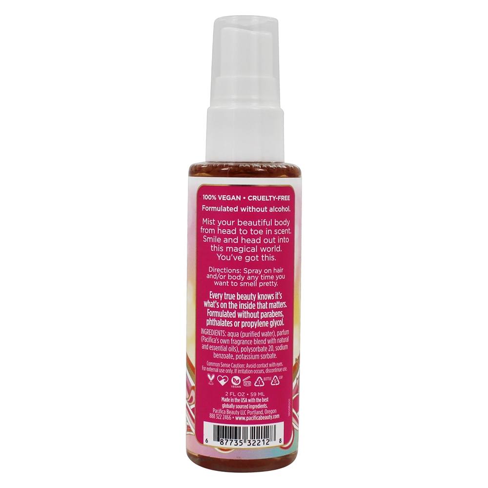 Cabelo perfumado e baunilha da ilha de névoa corporal - 2 fl. oz. Pacifica - Imagem 2