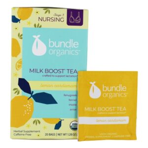 Comprar leite boost tea cardamomo de limão - 20 saquinhos de chá bundle organics preço no brasil ervas fórmulas de lactação suplemento importado loja 1 online promoção -