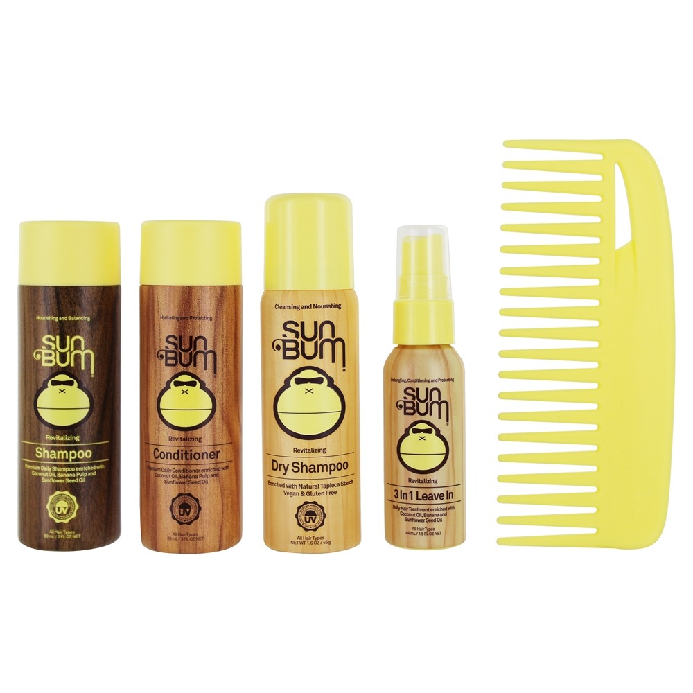 Cabelo Tripper Hair Care Travel Size Set - 5 Contagem Sun Bum - Imagem 2
