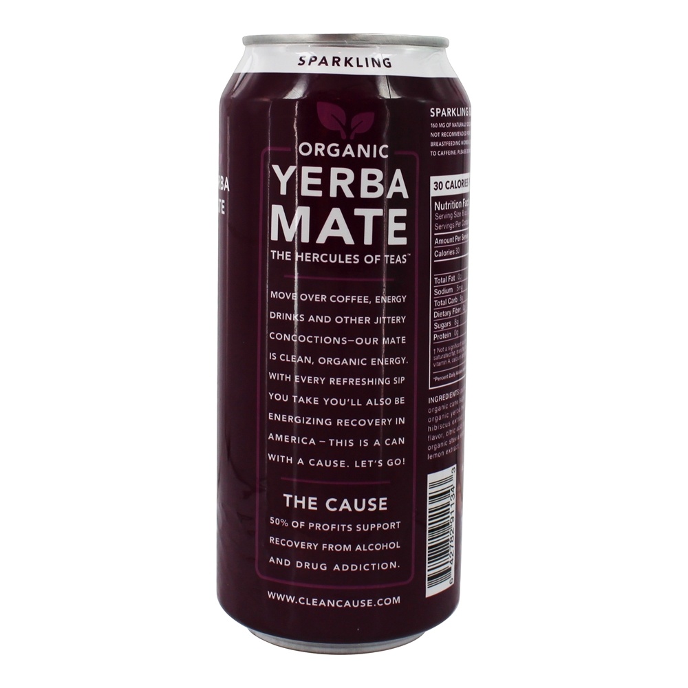 Yerba Mate Espumante Blackberry - 16 fl. oz. Clean Cause - Imagem 3