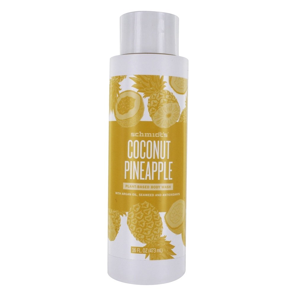 Planta baseada em lavagem de corpo abacaxi coco - 16 fl. oz. Schmidt's