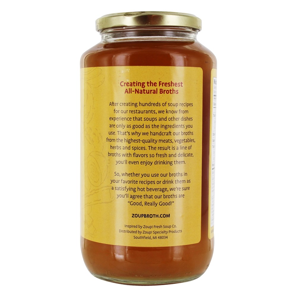 Bom, realmente bom caldo de frango - 31 fl. oz. Zoup - Imagem 3