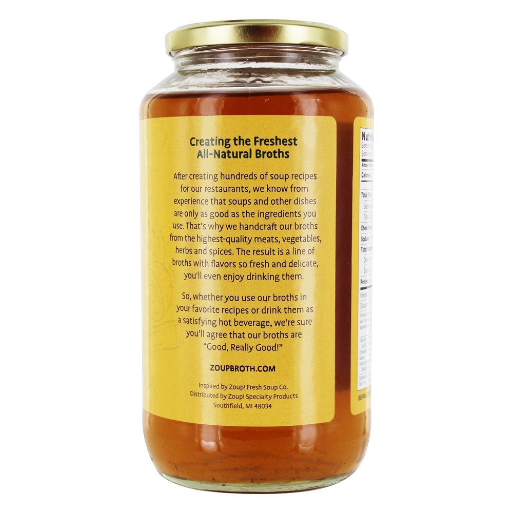 Bom, realmente bom Savory Vegan Broth Veggie - 31 fl. oz. Zoup - Imagem 3