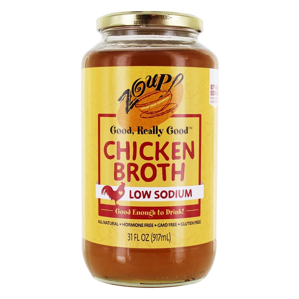 Bom, realmente bom baixo caldo de sódio frango - 31 fl. oz. Zoup