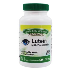 Comprar luteína com zeaxantina 20 mg. - 180 softgels health thru nutrition preço no brasil antioxidantes luteína suplementos suplemento importado loja 63 online promoção -