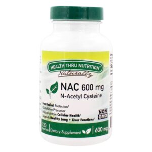 NAC N-Acetil Cisteína - 120 Cápsula (s) vegetal (s) Health Thru Nutrition