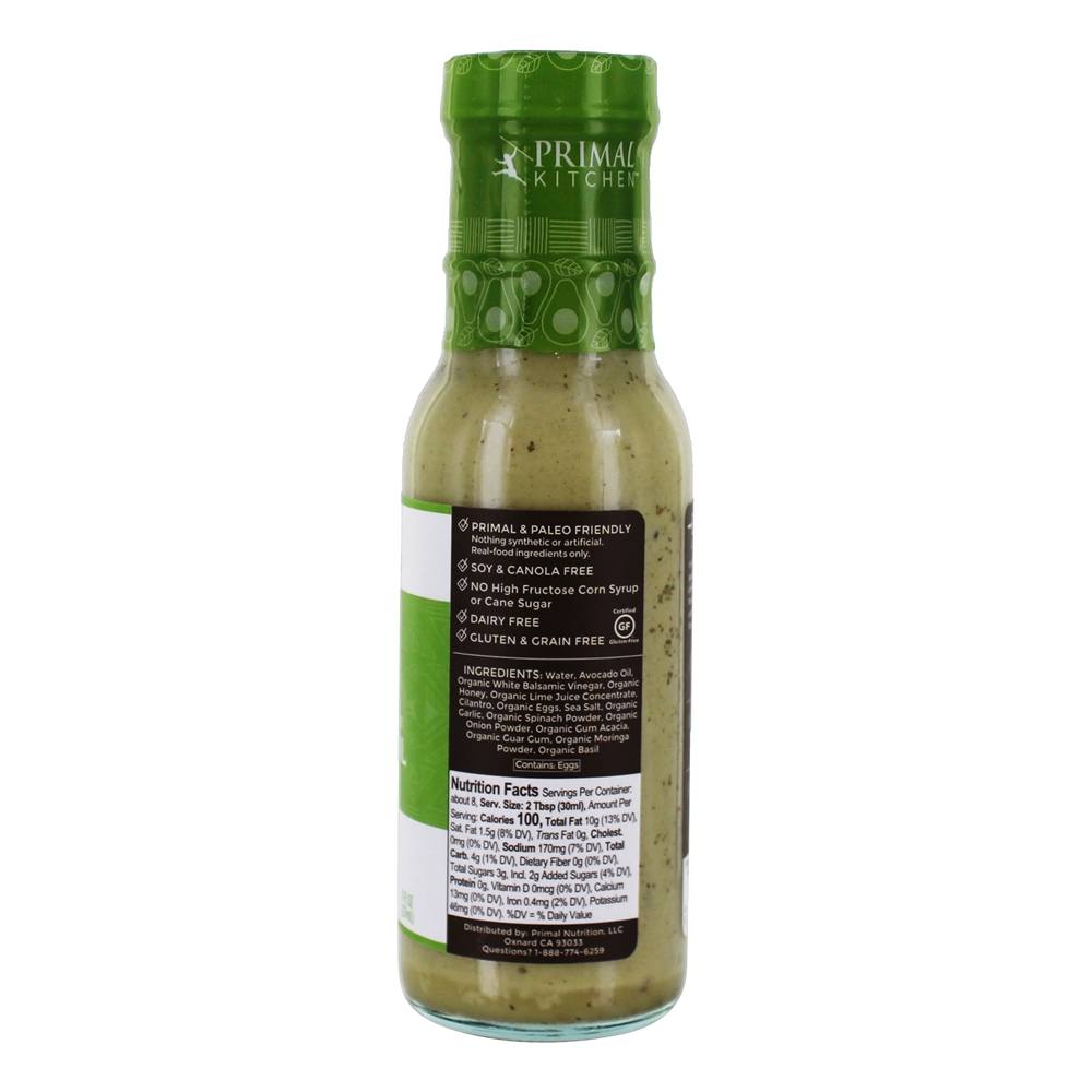 Molho De Óleo De Abacate E Marinada Coentro Cal - 8 fl. oz. Primal Kitchen - Imagem 2