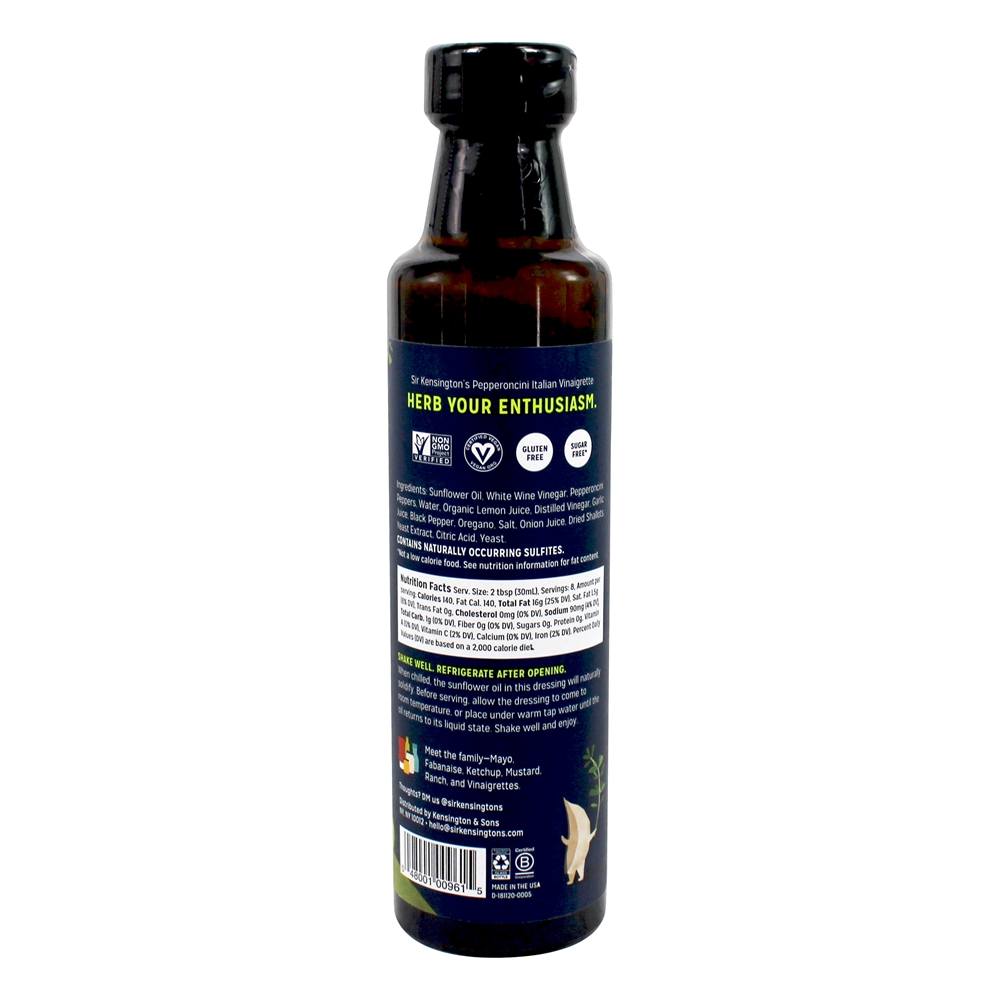 Molho e Marinada Pepperoncini Italian - 8.45 fl. oz. Sir Kensington's - Imagem 2