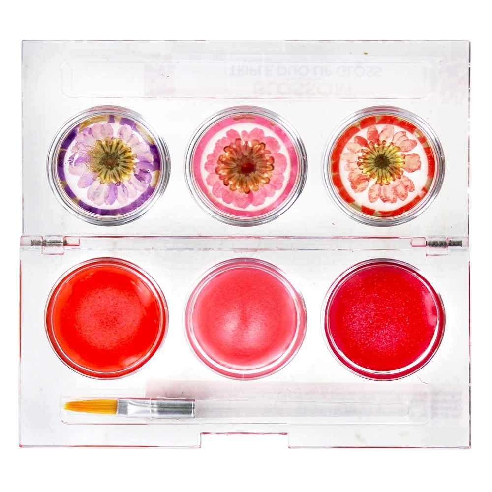 Coleção de Blossom Beauty brilho labial Triple Duo Blossom Beauty - Imagem 2