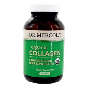 Colágeno Orgânico do caldo de carne de bovino alimentado com capim - 90 Tablet (s) Dr. Mercola