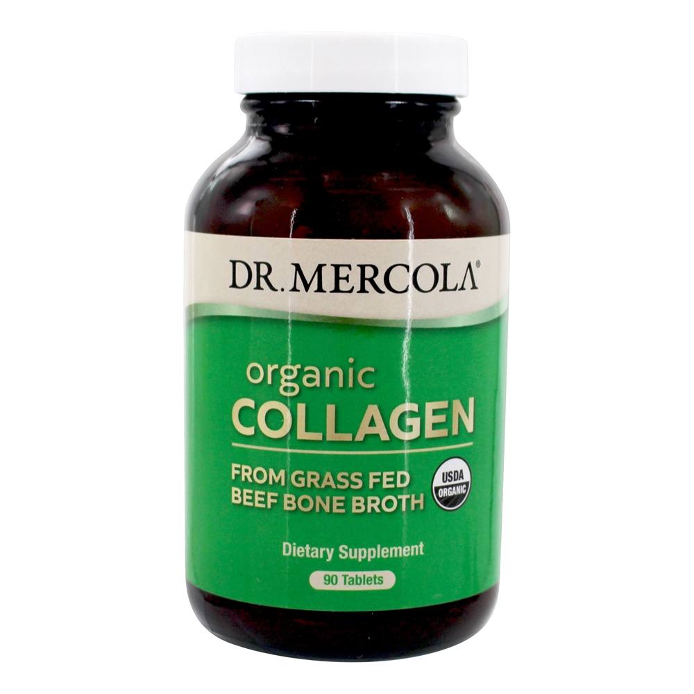 Colágeno Orgânico do caldo de carne de bovino alimentado com capim - 90 Tablet (s) Dr. Mercola