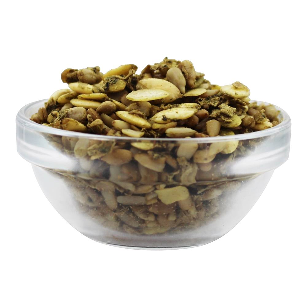 Organic Sprouted Seed Salad Toppers Alho Tomilho - 4 oz. Go Raw - Imagem 3