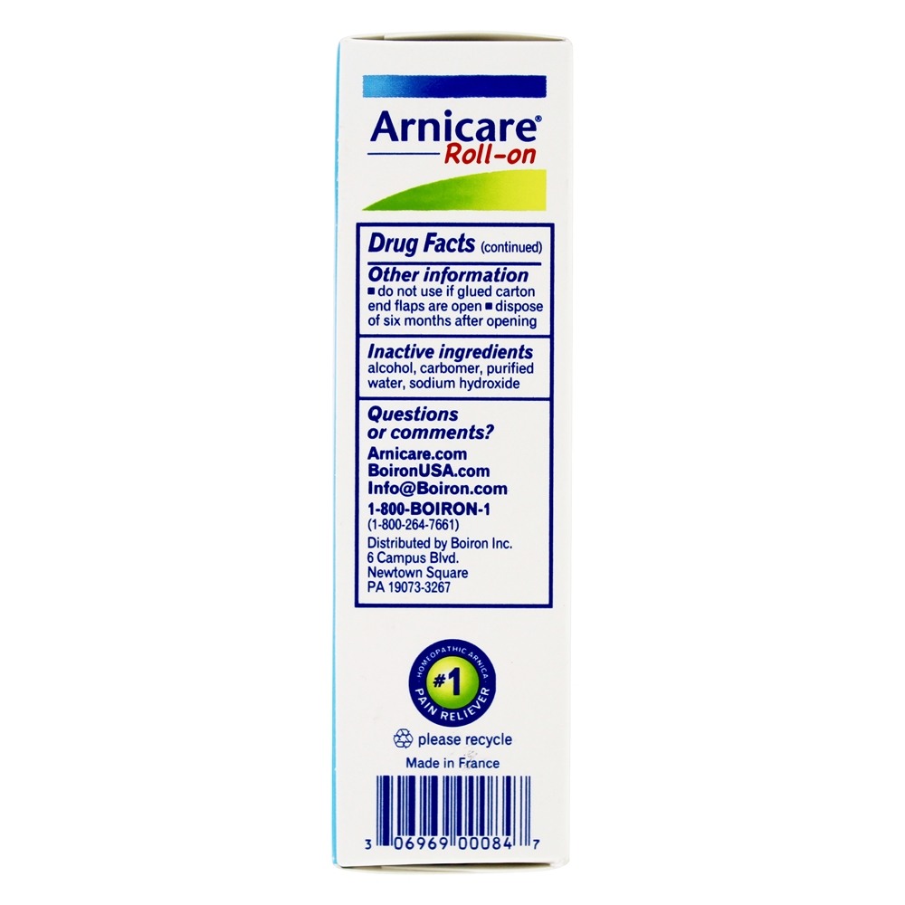 Arnicare Roll-On medicamento homeopático para alívio da dor - 1.5 oz. Boiron - Imagem 4