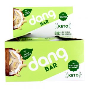 Comprar caixa de barras keto à base de plantas coco tostado - 12 barras dang preço no brasil barras de baixo carboidrato dieta e perda de peso suplemento importado loja 111 online promoção -