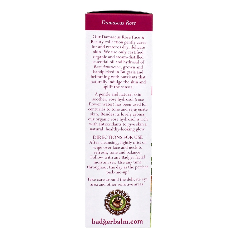 Balanceamento Facial Névoa Damasco Rosa - 4 fl. oz. Badger - Imagem 5