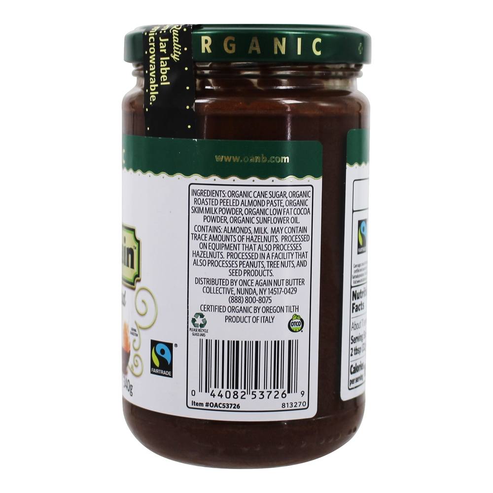 Amora Amore Orgânica Espalhada com Cacau & Leite - 12 oz. Once Again - Imagem 3
