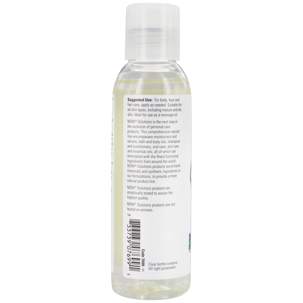 NOW Solutions Pure Óleo de Coco Líquido Fracionado - 4 fl. oz. NOW Foods - Imagem 3