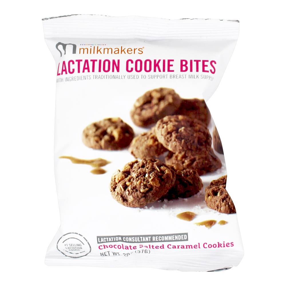 Milkmakers Lactation Cookie Bites Caixa De Chocolate Caramelo Salgado - 6 Malas Munchkin Inc. - Imagem 5