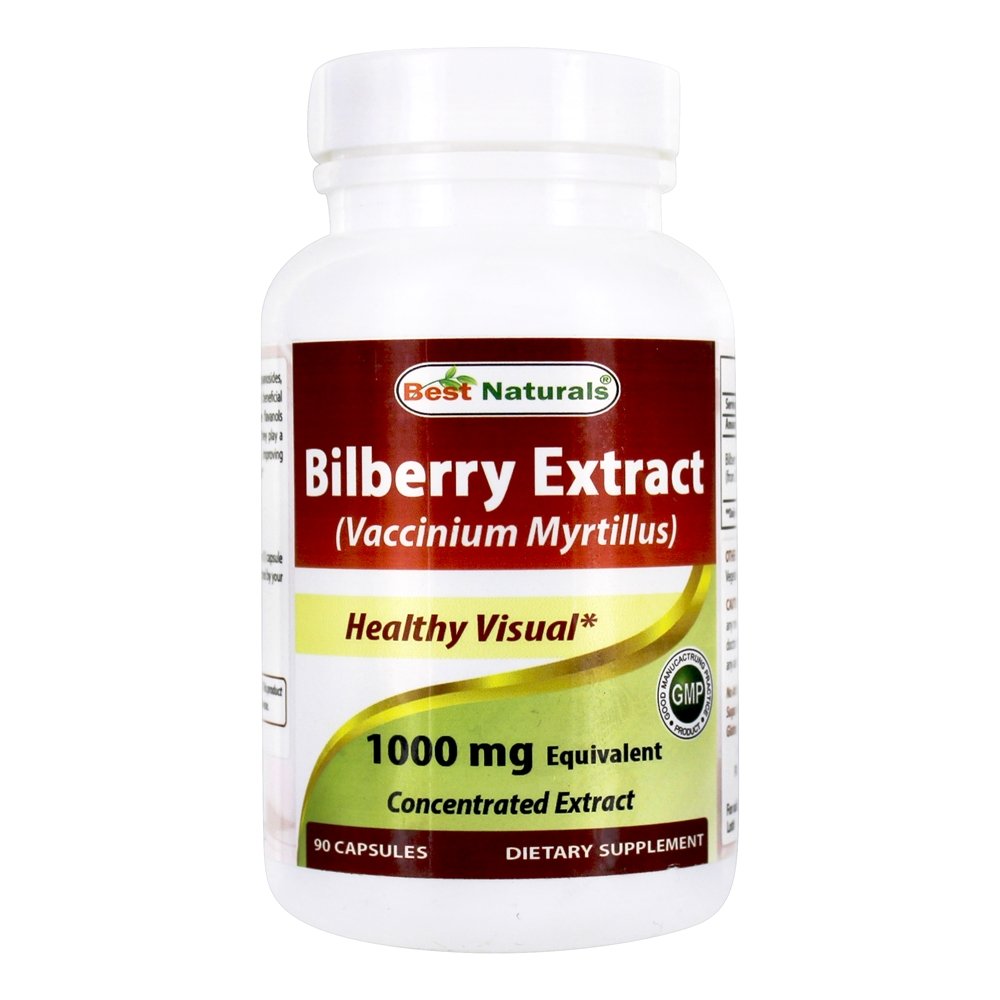Fórmula Visual Saudável de Extrato de mg 1000 . - Cápsulas 90 Best Naturals