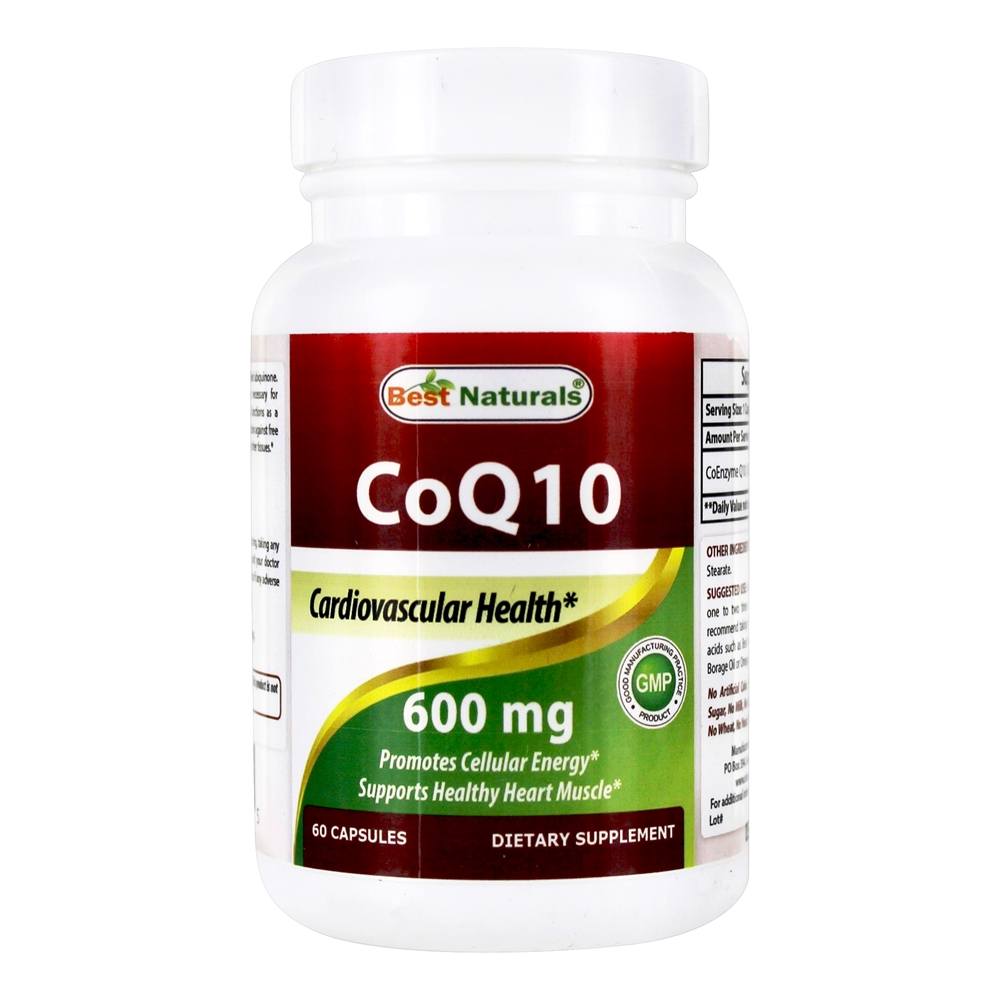 Fórmula de saúde cardiovascular CoQ10 600 mg . - Cápsulas 60 Best Naturals