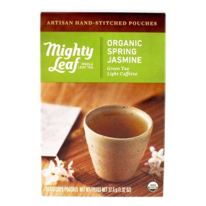 Comprar chá verde orgânico primavera jasmim - 15 saquinhos de chá mighty leaf preço no brasil chá preto chás e café suplemento importado loja 307 online promoção -