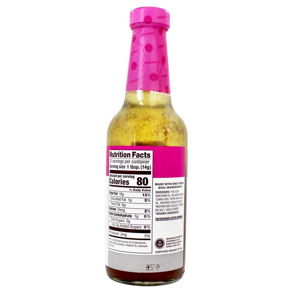 Despensa Molho Orgânico & Marinada Clássico Balsâmico - 10 fl. oz. Tessemae's - Imagem 2