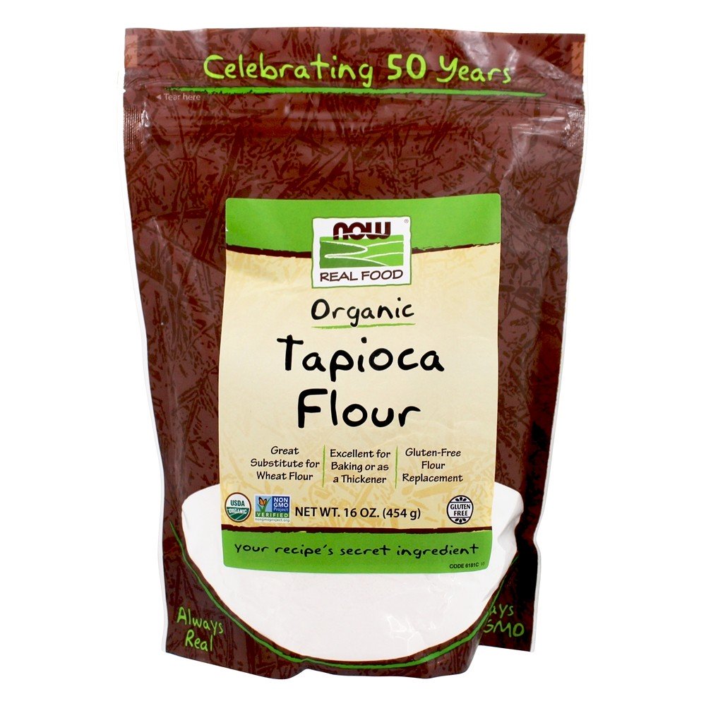 Farinha de Tapioca Orgânica - 16 oz. NOW Foods