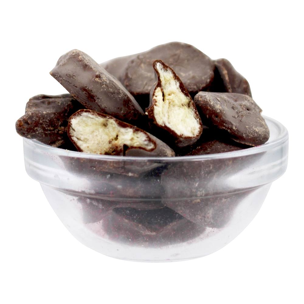 Fatias de banana com cobertura de chocolate natural Natierra - 2.5 oz. Nature's All Foods - Imagem 3