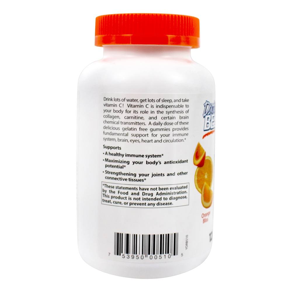 Vitamina C Gummies Bliss Laranja 250 mg . - 120 Gummies Doctor's Best - Imagem 3
